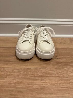 Steve Madden White Platform Sneakers
